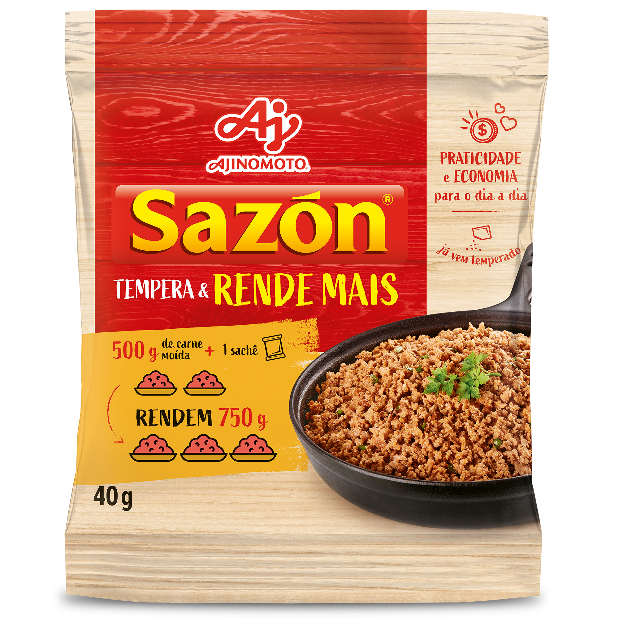 Imagem do Produto Tempero SAZÓN SAZÓN® Tempera & Rende Mais Imagem do Produto Tempero SAZÓN SAZÓN® Tempera & Rende Mais