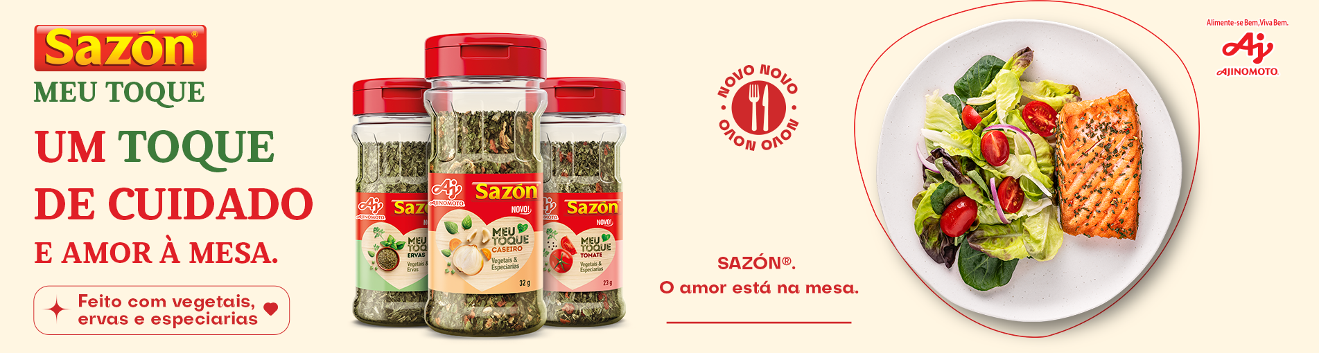 Lançamento: Tempero SAZÓN® Meu Toque