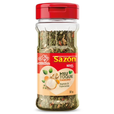 Imagem do Produto Tempero SAZÓN Tempero SAZÓN® Meu Toque Caseiro Pote Imagem do Produto Tempero SAZÓN Tempero SAZÓN® Meu Toque Caseiro Pote