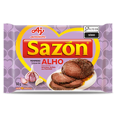 Imagem do Produto Tempero SAZÓN Tempero SAZÓN® Toque De Alho Imagem do Produto Tempero SAZÓN Tempero SAZÓN® Toque De Alho