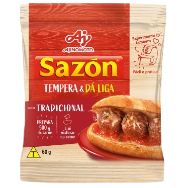 Imagem do Produto Tempero SAZÓN SAZÓN® Tempera & Dá Liga Tradicional Imagem do Produto Tempero SAZÓN SAZÓN® Tempera & Dá Liga Tradicional