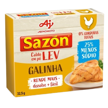 Imagem do Produto Tempero SAZÓN Caldo em Pó SAZÓN® LEV Galinha