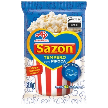 Tempero SAZÓN® para Pipoca sabor Manteiga