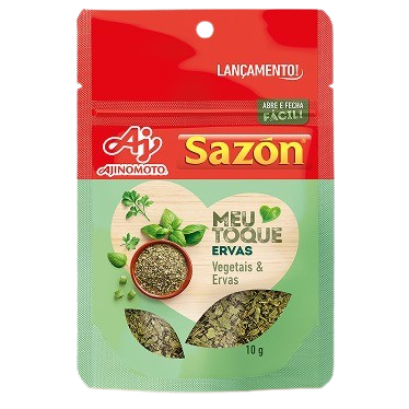 Imagem do Produto Tempero SAZÓN Tempero SAZÓN® Meu Toque Ervas Sachê Imagem do Produto Tempero SAZÓN Tempero SAZÓN® Meu Toque Ervas Sachê