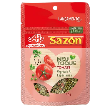 Imagem do Produto Tempero SAZÓN Tempero SAZÓN® Meu Toque Tomate Sachê Imagem do Produto Tempero SAZÓN Tempero SAZÓN® Meu Toque Tomate Sachê