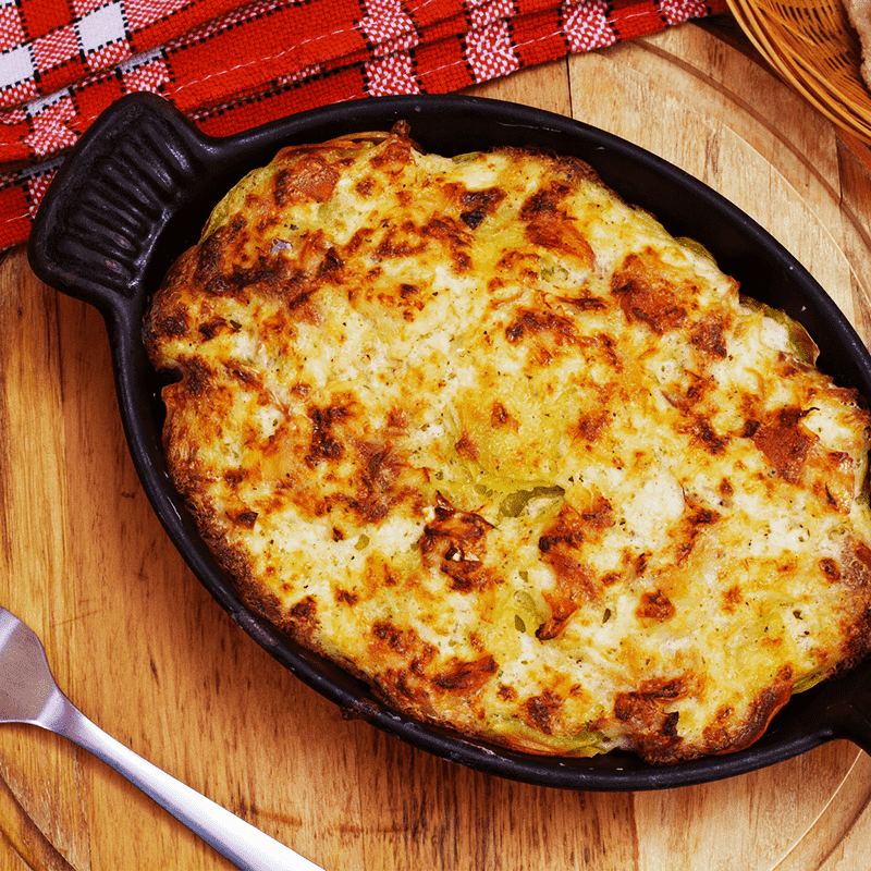 Gratinado de legumes com temperos diferentes! 