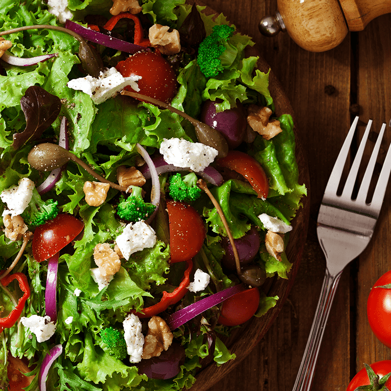 A gente gosta mesmo é de inovar nas saladas.