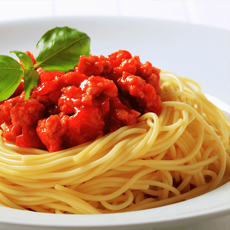 Gosto mesmo é de uma boa massa.