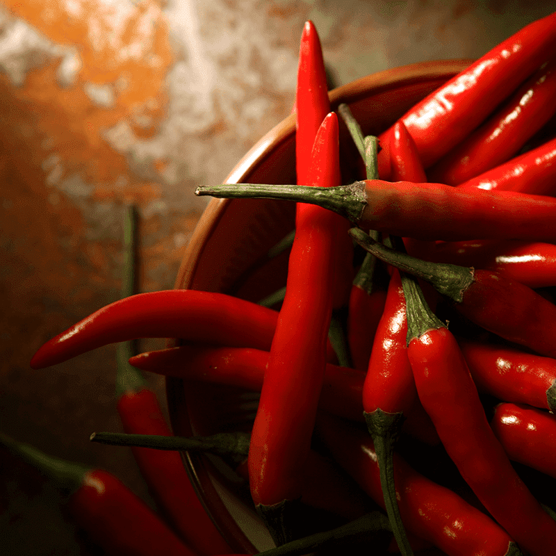 Gosto de sabores marcantes, como pimentas ou temperos fortes!